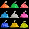 Pós acrílicos líquidos 500g misturados 10 cores pó fluorescente não brilha no escuro pó fósforo néon pigmento em pó para pintura de arte de unhas DIY sabão pó 231121