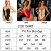 Body en dentelle pour femmes Shapewear Deep V-Neck Body Backless U Plunge Thong Waist Trainer Femmes Clear Strap Rembourré Push Up Corset