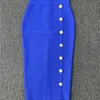 Jupes Trendyol femmes 2023 printemps taille haute genou longueur élastique pansement jupe crayon bureau dames vêtements d'affaires formels 231121