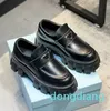 Kvinna designer skor plattform sneaker borstade läder loafer snörning klack skon dam klänning skor kontor avslappnad