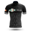 Nouveau 2022 Irlande Black Cycling Team Jersey 19D Pad Bike Shorts Set Séchage rapide Ropa Ciclismo Mens Pro BICYCLING Maillot Culotte wear298e