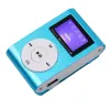 Mp3-плеер Mini USB с металлическим зажимом, портативный аудио, ЖК-экран, FM-радио, поддержка Micro SD TF-карты Lettore с кабелем для передачи данных для наушников ZZ