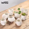 YeFine Creativo Vaso di fiori in ceramica Fioriera Bonsai Vasi da giardino Fioriere Jardin Bonsai Scrivania Vaso di fiori succulenti Vasi per animali carini Y202583