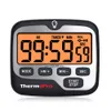 Timers ThermoPro TM01 Achtergrondverlichting 4 Alarmvolume met klokfunctie Countdown Countup Cooking Kitchen Timer 230422