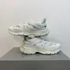 Tasarımcı Sneakers Erkek Ayakkabı Kadın Sneaker Track 3 3.0 Deri Eğitimler Platform Spor Sneaker Düz Kauçuk Ayakkabı Dantel Up Trainer Lüks Açık Bowling Ayakkabıları