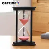 Andere Klokken Accessoires Zandloper 60 Minuten Hout Zandglas Horloge Afteltimer Timing Thuis Bureau Decoratie Bruiloftsbedankjes 269W