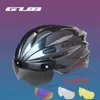 Cycling Helmen Gub K80 Cyclinghelm Integralmolded Safety Comfortabele MTB Road Bicycle -helm met Visor Magnetic Goggles Men Women5862cm J230422