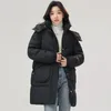 Women's Trench Coats EnchantedGrace Down Cotton Parkas Women Winter Coat Jacket Female Long Fund Loose Big Bag To Keep Warm Feather