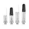 White Black TH205 Atomizer With Plastic Tube Or Packed in Foam TH2-SE Vape Cartridges Ceramic Glass 0.5ml 0.8ml 1.0ml Clear 510 Thread Screw Empty Carts