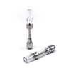 Cartuchos pressionados M6T Vape Round Push Top G5 Plástico Cerâmico 0.8ml 1.0ml Clear 510 Thread Snap em carrinhos vazios embalados em espuma