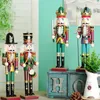 Marionnette soldats casse-noisette de 30cm, décorations pour la maison, ornements créatifs de noël, cadeaux de noël festifs et de fête 274e