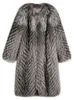 Женское искусственное меховое пальто LGRQ 2023, зимняя мода с имитацией волос, элегантное термопальто, модная женская длинная куртка высокого качества 19F3663 231122