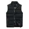 Gilet da uomo Quick Dry Great Stand Collar Gilet da uomo All Match Gilet invernale Cerniera per esterni