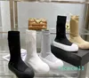 shoes Designer Shoes Boot Knitting Marked Tread Slick Men Women Casual Socks Outdoor Shoe Platform Half