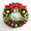 Decorative Flowers 1PC Fashionable Christmas Wreath Festival Party Decoration Flower Ring Beautiful Garland #A