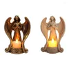 Candle Holders Angel Statue Tealight Holder Vintage Light Memorial Gifts For Home Wedding Church338x