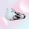 CSJA 19 Kleur Gems Ring For Women Single Natural Stone Round Bead Casual Real Crystal Quartz Silver Finger Rings Birthday Party JE9740724