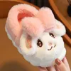 Slipper Baby Toddler Winter Slippers Children Cute Cartoon Rabbit Home Kids Indoor Warm Plush Slides Child Floor Shoes for Girls 231122