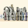 30pcslot Design Mix Spinner Ring Rotate Stainless Steel Men Fashion Spin Ring Male Female Punk Jewelry Party Gift Whole lots9137374