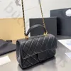 high quality designer bag diamond lattice crossbody bag classic flap cf bag with handle clutch bag plaid handbag designers women bags chain luxurys handbags