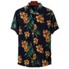 Erkekler Sıradan Gömlek Camisa Floral Maskulina Hawaii Gömlek Erkek Tasarımcı Giysileri Harajuku Tarzı Yüksek Kaliteli Lüks Erkek Bluz IN 231121