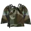 Bolsas grandes de camuflaje con cordón, embalaje impermeable 210D, mochila con cordón, bolsa de gimnasio de camuflaje, bolsa para calzado deportivo al aire libre escolar