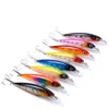 Minnow 43 pçs / lote Conjunto Isca De Pesca Com Mosca China Isca Dura Jia Isca Wobbler Carpa 6 Modelos Equipamento De Pesca Todo T200602216V