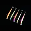 5 colori 0,3 once 3,75 pollici esca da pesca in plastica Minnow sonagli galleggianti Bass Crankbait occhi 3D esche per pesci