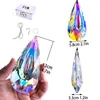 Garden Decorations H D 120mm ABColor Hanging Crystals Prism Suncatcher for Windows Decoration Chandelier Parts DIY Home Wedding Decor Accessories 230422