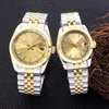 NIEUW Fashion Couple Luxury Watch 36/41mm Precisie Duurzame automatische beweging voor mannen en vrouwen 316 Fijne stalen band