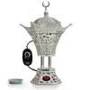 Brûleur d'encens électrique arabe avec chargeur, brûleurs de Bakhoor portables avec minuterie réglable, lampes de parfum pour décoration de maison du Ramadan 291Q