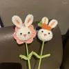 Dekorative Blumen 1 Stück Schwein Häkelblume Handgestrickter künstlicher Blumenstrauß Selbstgemachtes DIY Valentinstagsgeschenk Hochzeitsdekoration