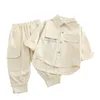 Kleidungssets Dro Kinderkleidung Jungen Frühlingsset Für Baby Mädchen Kleidungsset Jacke Und Hose Kinder Sportanzug Outfits 230422