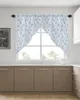 Vorhang Frühling Retro Pflanze Löwenzahn Vorhänge für Kinderzimmer Wohnzimmer Fenster Küche dreieckig