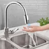 Küchenarmaturen Intelligenter Wasserhahn Wassersparender Sensormischer Nicht berührungsloser Rotlicht-Sprüher-Adapter-Düse für Badezimmer