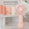 Andra hem Garden Battery Portable Water Spray Mist Fan Electric USB Raddningsbar handhållen Mini Cooling Luftkonditioneringsfuktare för utomhus 230422