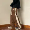 Mens Pants Hiphop Jogger Vintage Track Sweat Spring Causal Wide Leg Straight Men Sweatpants Trousers Fashion 230422