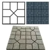 Garden Walk Pavement Mold Diy Manuellt Paving Cement Brick Stone Road Betong Mögel Path Maker återanvändbar diy manuellt beläggning296V