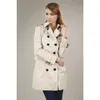 Women's Trench Coats Womens Hot Fashion Women Middle Long Coat Double Breasted Belted for S-xxl