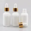 白い磁器エッセンシャルオイル香水ボトルe液体ボトル試薬ピペットドロッパーアロマセラピーボトル5ML-100ml卸売無料DHL USXL