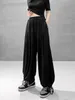 Pantalons pour femmes Capris Zoki femmes taille haute surdimensionné Bloomers mode Hip Hop Streetwear pantalons décontractés printemps coréen à lacets étudiant pantalon 230422