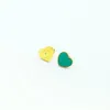 Classic Luxury T Peach Heart Earring Back Earrings for women fashion charm Single Diamond Green High quality designer Jewelry Earrings