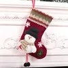 Kerstversiering Sok Kinderen Snoep Zak Cadeau Kerstman Sneeuwpop Sokken Kerstboom Ornament Kous Decoratie voor Huis 231122