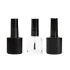 Großhandel 10 ml leere Nagellackflaschen, klares/schwarzes abgeflachtes Glas, CND-Nagellack-Gel-Flasche, Phototherapie-Gel-Flasche mit Pinsel, Jxdoe 12 LL