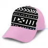 Ball Caps Mode Afrikaanse Modderdoek Zwart-wit Basketbal Cap Mannen Vrouwen Grafische Print Unisex Volwassen Hoed