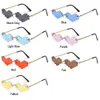 Lunettes de soleil Roman mosaïque coeur lunettes de soleil drôle pixélisé mosaïque lunettes rétro Gamer Robot lunettes Cosplay fête lunettes pour hommes femmes J230422