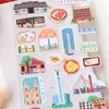 Geschenkpapier Chinesische Städte Scrapbooking Papier Aufkleber Siegel für DIY Schreibwaren Handwerk Label Tagebuch Mobile Tasse Wanddekoration Lieferungen