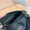 Frans merk luxe dames ontwerper crossbody channel tas beroemde dubbele letter mode dames schoudertas handtas hoogwaardige lederen dame onderarm tas