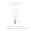 Pendant Necklaces Bohemian Jewelry For Women Sweet Flower Tassel Necklace Vintage Long Chain Accessories