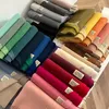 Halsdukar Fashion Solid Cashmere Warm Scarf Design Winter Double Sided Sprid Colorful Shawl Bag Bufanda Tassel Filt 231122